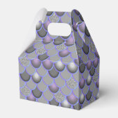 Mermaid Sea Black Gray Scales Vielen Dank für Ihre Geschenkschachtel (Rückseite)