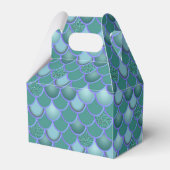 Mermaid Sea Blue Scales Vielen Dank für Ihre Unter Geschenkschachtel (Rückseite)