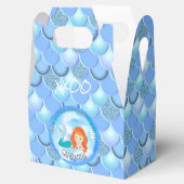 Mermaid Sea Blue Scales Vielen Dank für Ihre Unter Geschenkschachtel (Geöffnet)
