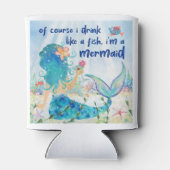 Mermaid Sea | Getränke wie Fische Dosenkühler (Rückseite)