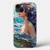 Mermaid Sea Goddess Fantasy Art Case-Mate iPhone Hülle (Rückseite)