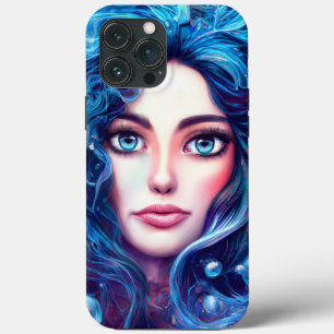 Mermaid Sea Goddess Nymph Siren Blue Underwater Case-Mate iPhone Hülle