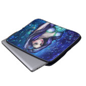 Mermaid Sea Goddess Nymph Siren Unterwasser Art Laptopschutzhülle (Vorne Knopf)