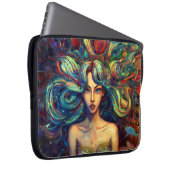 Mermaid Sea Goddess Nymph Siren Unterwasser Art Laptopschutzhülle (Vorne Rechts)