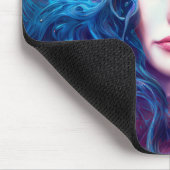 Mermaid Sea Goddess Nymph Siren Unterwasser Art Mousepad (Ecke)