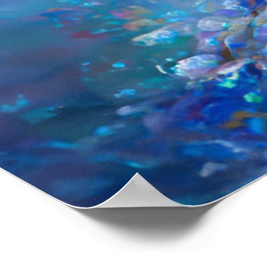 Mermaid Sea Goddess Nymph Siren Unterwasser Art Poster (Ecke)