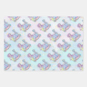 Mermaid Sea Life | Geburtstagspartei mit individue Geschenkpapier Set (Vorderseite 3)