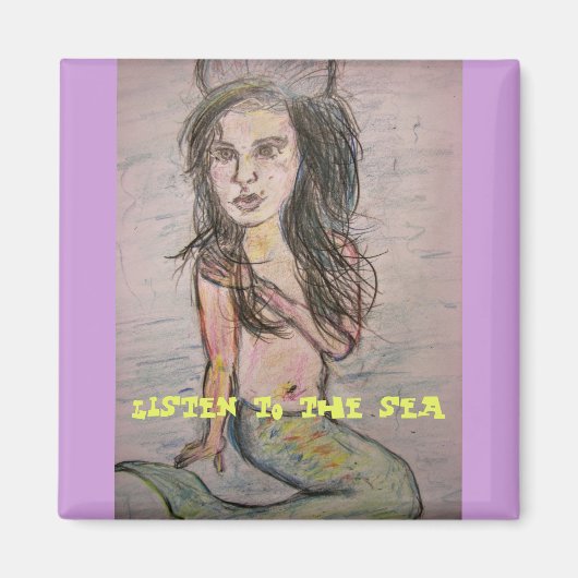 Mermaid Sea Magnet (Vorne)