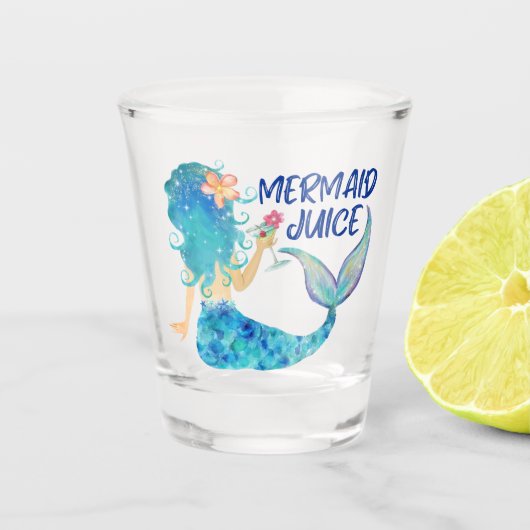 Mermaid Sea | Meerjungensaft Schnapsglas (Vorderseite)