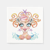 Mermaid Sea Nymph Serviette (Vorderseite)