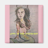 Mermaid Seagrass Magnet (Vorne)