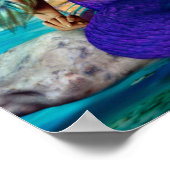 Mermaid Seasons Serie "McBeth" WINTER Art Poster (Ecke)