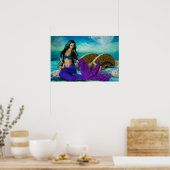 Mermaid Seasons Serie "McBeth" WINTER Art Poster (Küche)