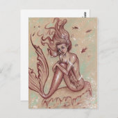 Mermaid Seaweeds Postkarte (Vorne/Hinten)