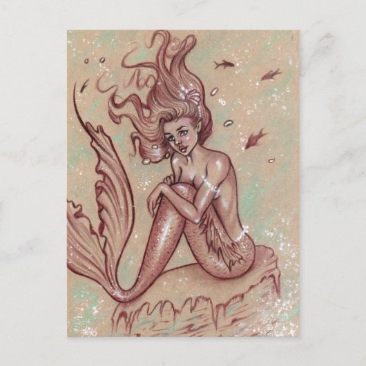 Mermaid Seaweeds Postkarte (Vorderseite)