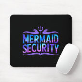 Mermaid Security Funny Dad Father Daughter Birthda Mousepad (Mit Mouse)