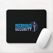 Mermaid Security Halloween Costume Dad Men Boy  Mousepad (Mit Mouse)