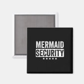 Mermaid Security Halloween Kostüm Vater Männer Jun Magnet (Vorderseite/Rückseite)