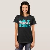 Mermaid Security Lifeguer Schwimmer Frauen G T-Shirt (Vorne ganz)