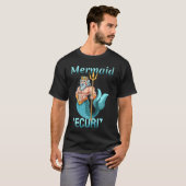 Mermaid Security Opa Vater Brother  T-Shirt (Vorne ganz)