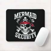 Mermaid Security Pirate Vater Brother Halloween Mousepad (Mit Mouse)