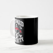 Mermaid Security Rate Dad Brother Halloween Kaffeetasse (Vorderseite Links)