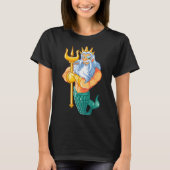 Mermaid Security Shirt _ Funny Merman Swimming Gif (Vorderseite)