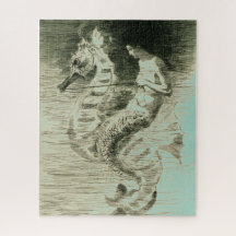 Mermaid & Seepferd (Frederick Church)