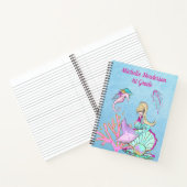 Mermaid Seepferd & Jellyfish Notebook Notizblock (Innenseite)