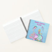 Mermaid Seepferd & Jellyfish Notebook Notizblock (Innenseite)