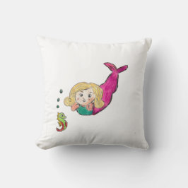 Mermaid Seepferd Kissen