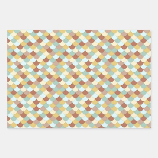 Mermaid Selection 2 Wrapping Paper Geschenkpapier Set (Vorderseite 2)