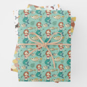 Mermaid Selection 2 Wrapping Paper Geschenkpapier Set (Beispiel)