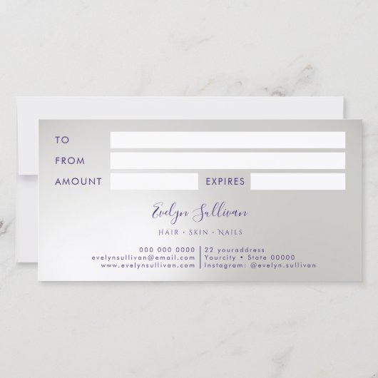 Mermaid-Sequenzer-Imitat-Geschenkgutschein (Rückseite)