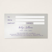 Mermaid-Sequenzer Imitate Foliengeschenkkarte (Rückseite)