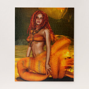 Mermaid Serie "Coraleen" Fantasy Art Puzzle
