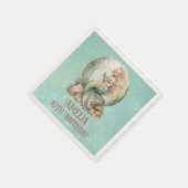 Mermaid Serviette (Ecke)