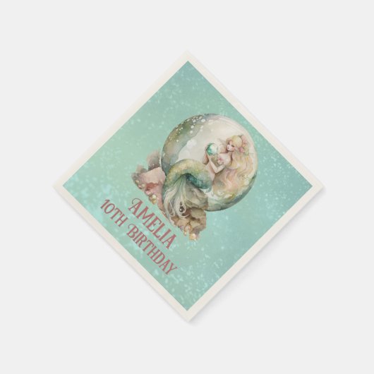 Mermaid Serviette (Ecke)