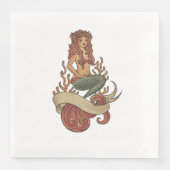 Mermaid Serviette (Vorderseite)