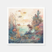 Mermaid Serviette (Vorderseite)