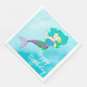 Mermaid Serviette (Ecke)