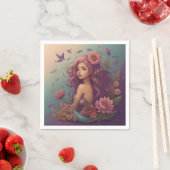 Mermaid Serviette (Beispiel)