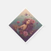 Mermaid Serviette (Ecke)