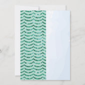 Mermaid & Shark Joint Boy Girl Birthday Einladung (Rückseite)