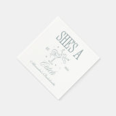 Mermaid Shes a Catch Celebration Serviette (Ecke)