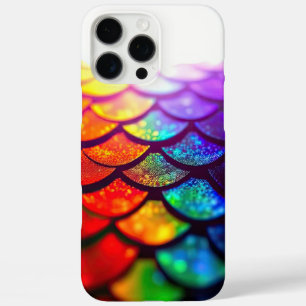 Mermaid Shimmer Iridescent Scales Rainbow Dragon iPhone 16 Pro Max Hülle