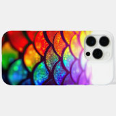 Mermaid Shimmer Iridescent Scales Rainbow Dragon Case-Mate iPhone Hülle (Rückseite (Horizontal))