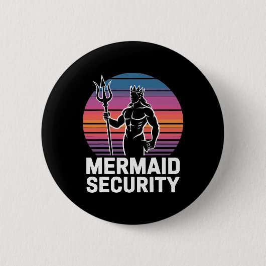 Mermaid-Sicherheit 1 Button (Vorderseite)
