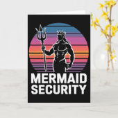 Mermaid-Sicherheit 1 Karte (Gelbe Blume)