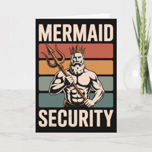 Mermaid-Sicherheit Karte
